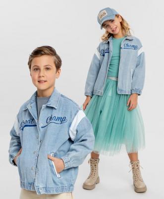 Куртка 124BBGJC40021000, голубой, 164