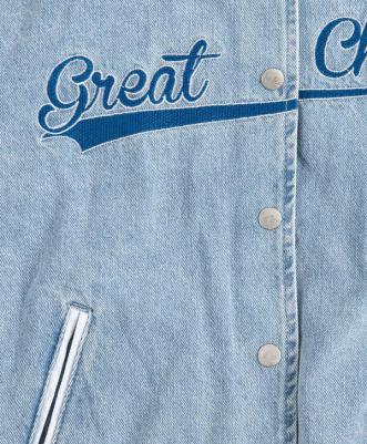 Куртка 124BBGJC40021000, голубой, 164 – фото 3