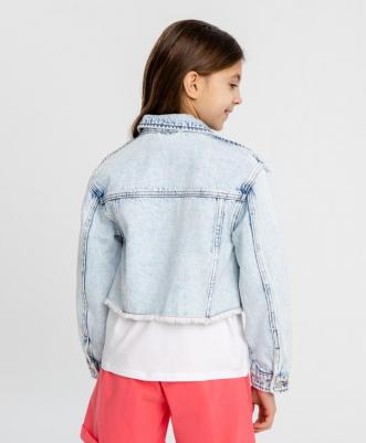 Куртка 124BBGJC40051800, голубой, 134 – фото 2