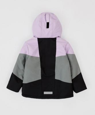 Куртка демисезонная с капюшоном и бретелями мультицвет, 116, 224BBGA4102 – фото 5