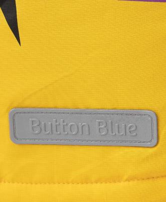 Куртка демисезонная с мембраной и принтом желтая 222BBGA41012700 р.98 – фото 9