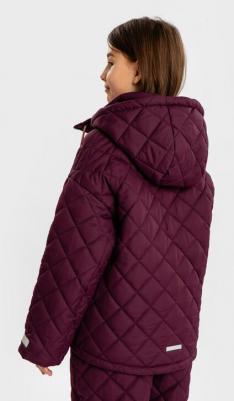 Куртка демисезонная водоотталкивающая темно- фиолетовая, 164, 224BBGJC4101 – фото 2
