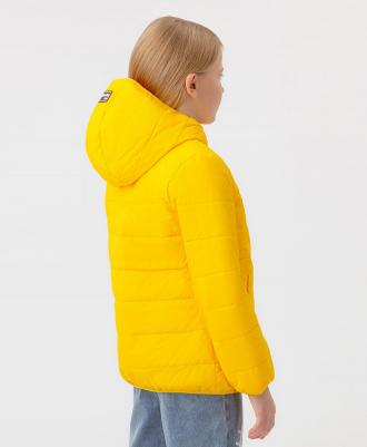 Куртка детская 123BBGB41012700, цвет желтый, размер 98 – фото 3