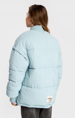 Куртка-трансформер демисезонная съемные рукава голубая, 158, 224BBGJC4105 – фото 1