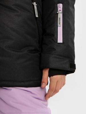 Куртка зимняя непромокаемаяи черно-сиреневая, 122, 224BBGA4105 – фото 2