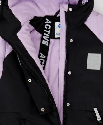 Куртка зимняя непромокаемаяи черно-сиреневая, 122, 224BBGA4105 – фото 7