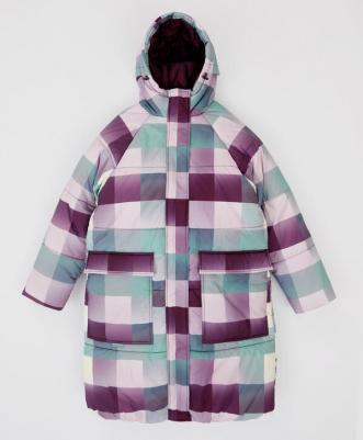 Пальто демисезонноеи крупными карманами мультицвет, 146, 224BBGJC4502 – фото 5