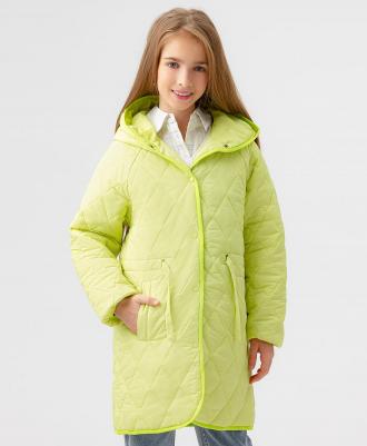 Пальто детское 123BBGJC45014400, цвет салатовый, размер 158 – фото 5