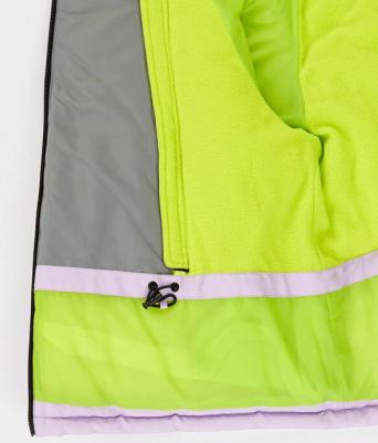 Пальто зимнее непромокаемоеи манжетами-митенками мультицвет, 158, 224BBGA4601 – фото 7