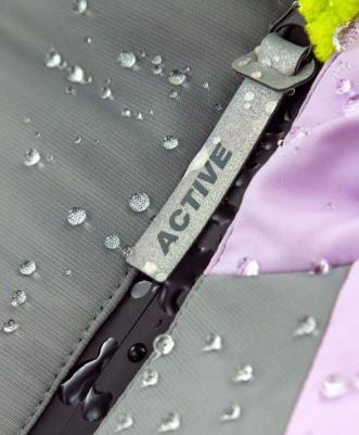 Пальто зимнее непромокаемоеи манжетами-митенками мультицвет, 98, 224BBGA4601 – фото 6