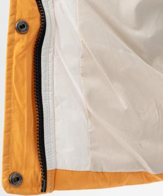 Пальто зимнее с капюшоном желтое 222BBGC45012700 р.128 – фото 4