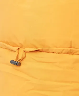 Пальто зимнее с капюшоном желтое 222BBGC45012700 р.128 – фото 6