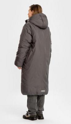 Пальто зимнее серое для девочки, 164, 224BBGJC4504 – фото 4