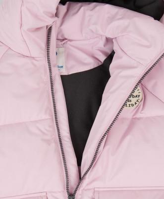 Пальто зимнее водоотталкивающее розовое, 128, 224BBGMC4102 – фото 5