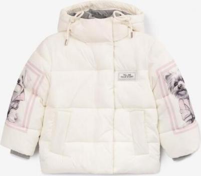 Куртка зимняя на искусственном пуху молочная, 122, 22402GMC4104 – фото 1