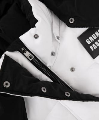 Куртка зимняя стёганая на искусственном пуху белая для девочки, 140, 22407GJC4102 – фото 8