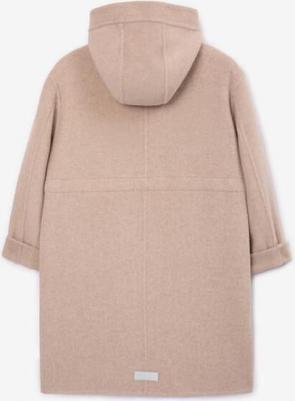 Пальто из драпа демисезонное цвета экрю для девочки Select, 116, 223GLEGC4501 – фото 6