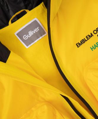 Ветровка-бомбер яркая с крупными объемными карманами желтая для девочек 4630057373626 – фото 3