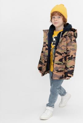 Пальто детское 123BBBMC45013413 хаки, 110