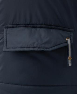 Пальто зимнее с капюшоном синее 222BBBMC45021000 р.98 – фото 4