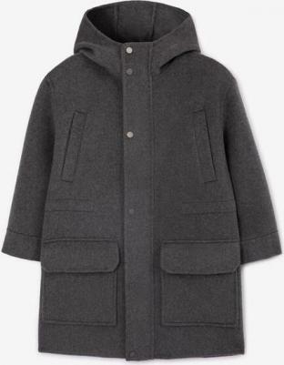 Пальто из драпа демисезонное серое для мальчика Select, 122, 223GLEBC4501 – фото 1