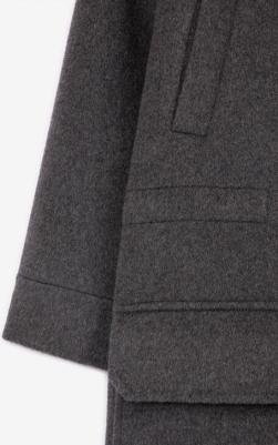 Пальто из драпа демисезонное серое для мальчика Select, 122, 223GLEBC4501 – фото 3