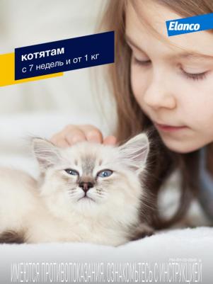 Капли для кошек АДВОКАТ от чесоточных клещей, блох и гельминтов 0,4мл, 1 пипетка – фото 6