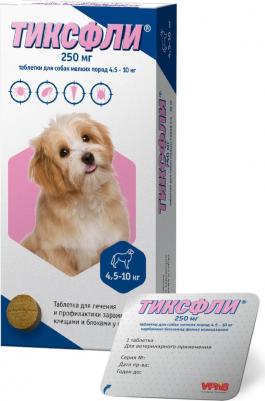 Weierli Biotechnology Co.,Ltd таблетки от блох и клещей Тиксфли для собак 4,5 - 10 кг для собак от 4.5 до 10 кг 1 шт. в уп., 1 уп – фото 4