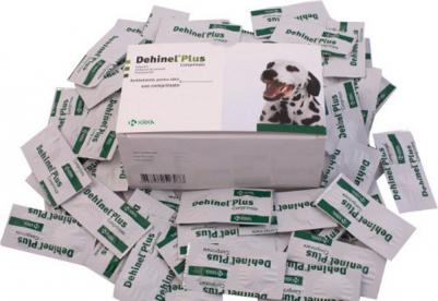 Дехинел Плюс № 10 СО ВКУСОМ МЯСА 10 таб антигельминтик для собак – фото 4