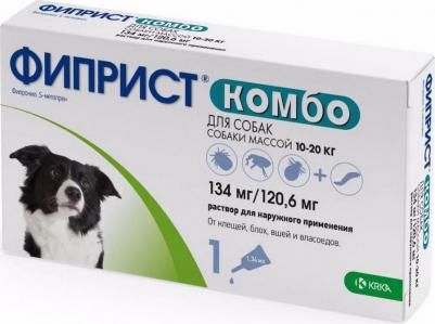 Капли для собак Фиприст Комбо от клещей и усиленным действием против блох 0,67мл, 1 пипетка – фото 6