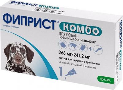 Капли для собак Фиприст Комбо от клещей и усиленным действием против блох 0,67мл, 1 пипетка – фото 12