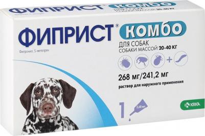 Капли для собак Фиприст Комбо от клещей и усиленным действием против блох 4,02мл, 1 пипетка – фото 7