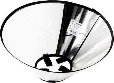 Воротник защитный для собак и кошек на липучке № 10, черный – фото 2