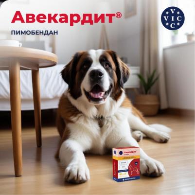 Препарат при серд.сос.нед-ти Авекардит для соб. со вкусом мяса, 10мг, 28 табл – фото 2
