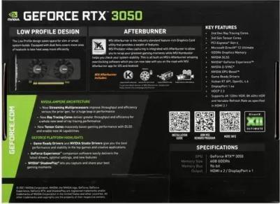 RTX 3050 LP 6G OC – фото 19