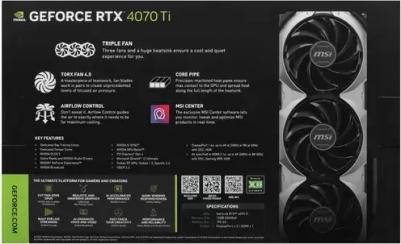 RTX 4070 Ti Ventus 3X E1 12G OC – фото 20