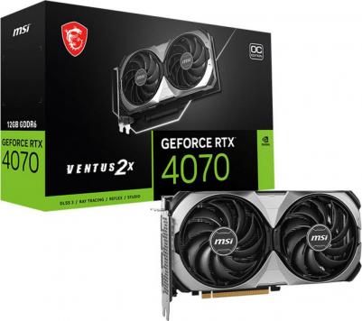 RTX 4070 VENTUS 2X E1 12G OC – фото 2