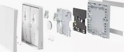 Умный выключатель Wall Wireless Switch Double Key D1 (WXKG07LM) – фото 3