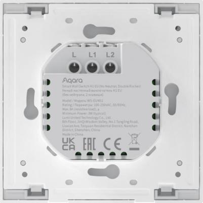 Выключатель Smart Wall Switch H1 (WS-EUK02) – фото 1