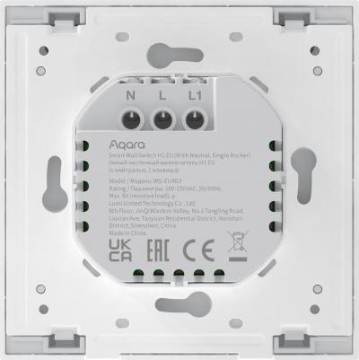 Выключатель Умный выключатель Smart wall switch H1 WS-EUK03 – фото 3