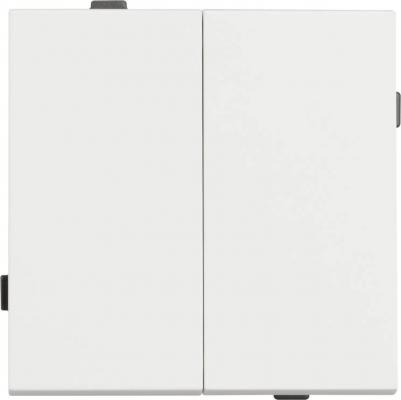 Механизм выключателя двухклавишный непроходной SWT-TENDO-MK02-SFPL-WH 1шт 054547