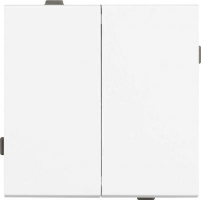 Механизм выключателя двухклавишный проходной SWT-TENDO-MKP2-PL-WH 1шт 054066