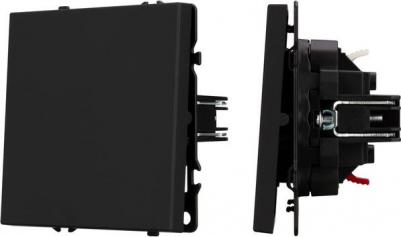 Механизм выключателя одноклавишный непроходной SWT-NOBE-MK01-SFPL-BK 1шт 054243 – фото 1