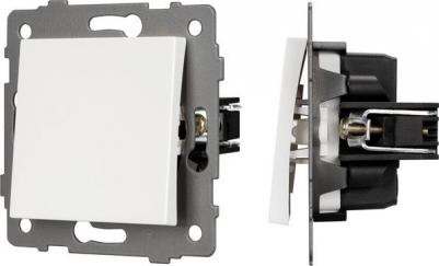 Механизм выключателя света клавишный совместим с рамками серий OMALI/AKYRI/PERIO/XSILO. Скрытый тип монтажа позволяет гармонично встроить в интерьер 4680638915806