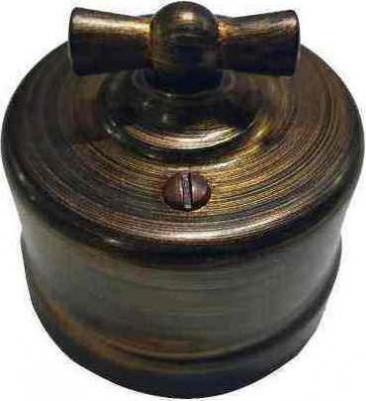 Выкл. поворот. 2-кл. ОП Лизетта 10А IP20 ретро 4 полож. ABS-пласт. бронз. B1-202-25 – фото 5