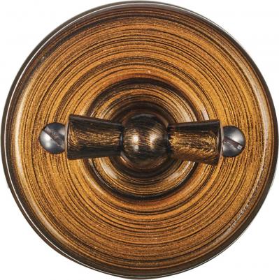 Выкл. поворот. 2-кл. ОП Лизетта 10А IP20 ретро 4 полож. ABS-пласт. бронз. B1-202-25