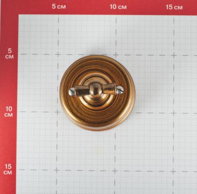 Выкл. поворот. 2-кл. ОП Лизетта 10А IP20 ретро 4 полож. ABS-пласт. бронз. B1-202-25 – фото 9