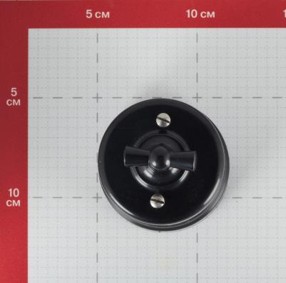 Выкл. проход. поворот. 1-кл. ОП Лизетта 10А IP20 ретро 4 полож. черн. B1-201-23 – фото 2