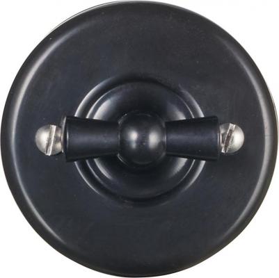 Выкл. проход. поворот. 1-кл. ОП Лизетта 10А IP20 ретро 4 полож. черн. B1-201-23