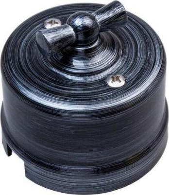 Выкл. проход. поворот. 1-кл. ОП Лизетта 10А IP20 ретро 4 полож. черн. B1-201-23 – фото 6